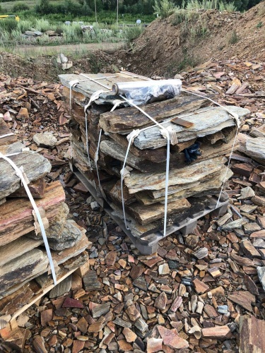 Плитняк кора дерева 50-100мм для пошаговых дорожек купить в Среднеуральске