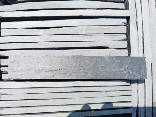 Плитка чёрная из натурального камня фасадная 30 см * 5 см, толщина 7 мм -30 мм купить в Среднеуральске